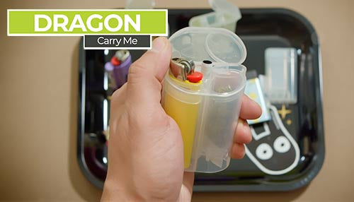 All-in-one dugout that can hold bic lighter and up to 5g