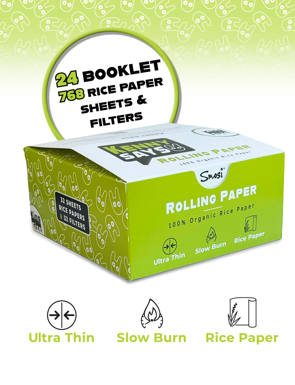 Smosi® Rolling Paper Booklet