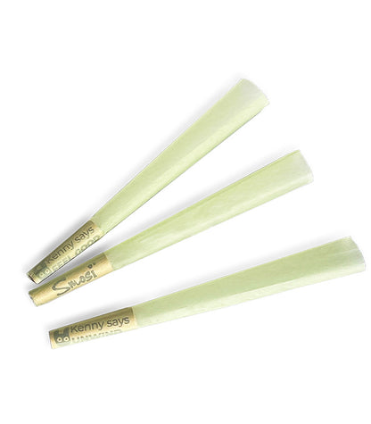 pre rolled cones. rice paper, ultra-thin, slow burning 