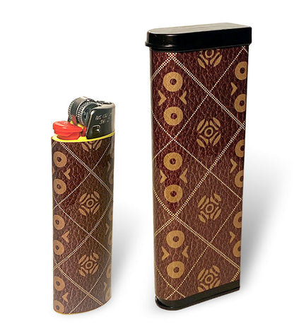 decorated joint case with 3 pre rolled cones