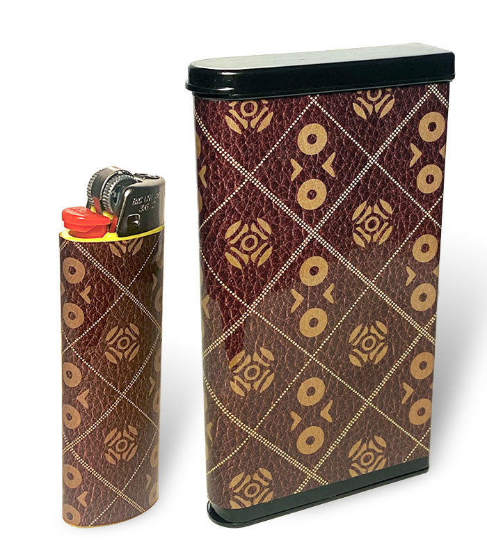 decorated joint case with 5 pre rolled cones