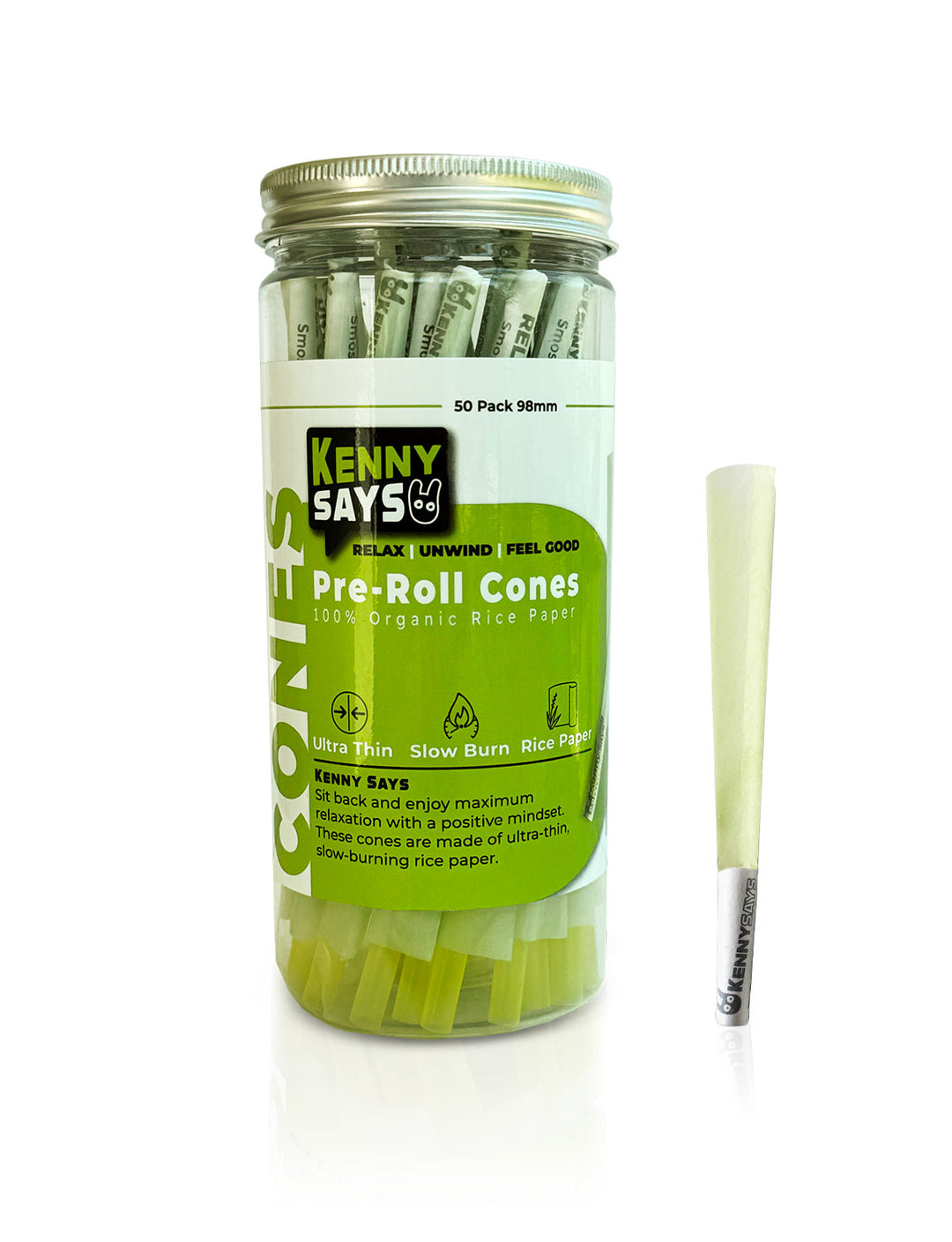 Pre rolled cones rice paper ultra thin