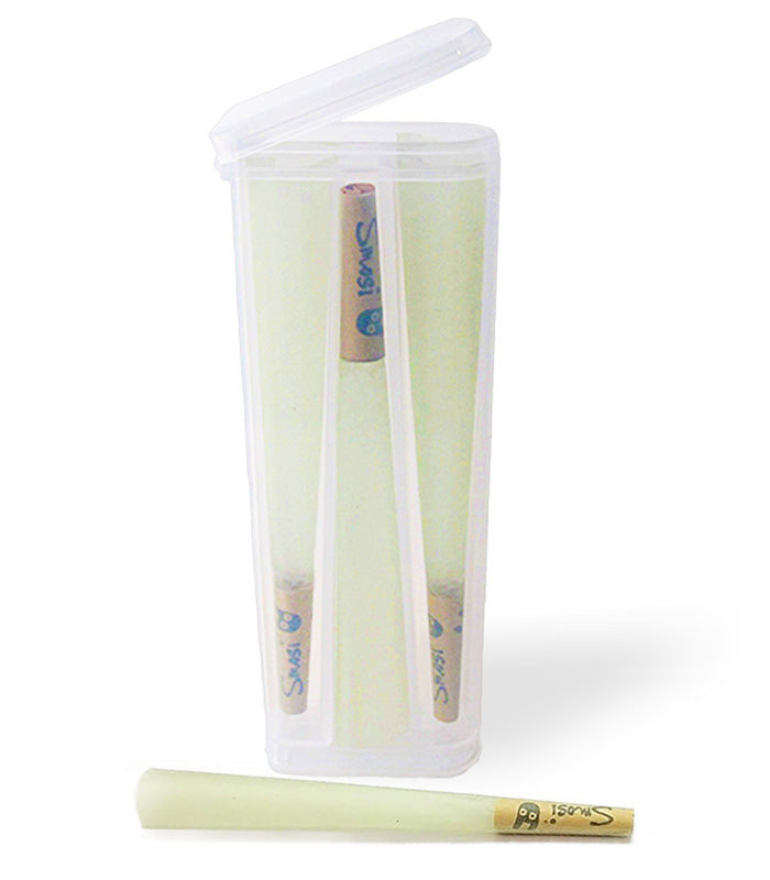 Pre-roll storage solution. clear MBox for your Pre-roll. come with pre-roll cone