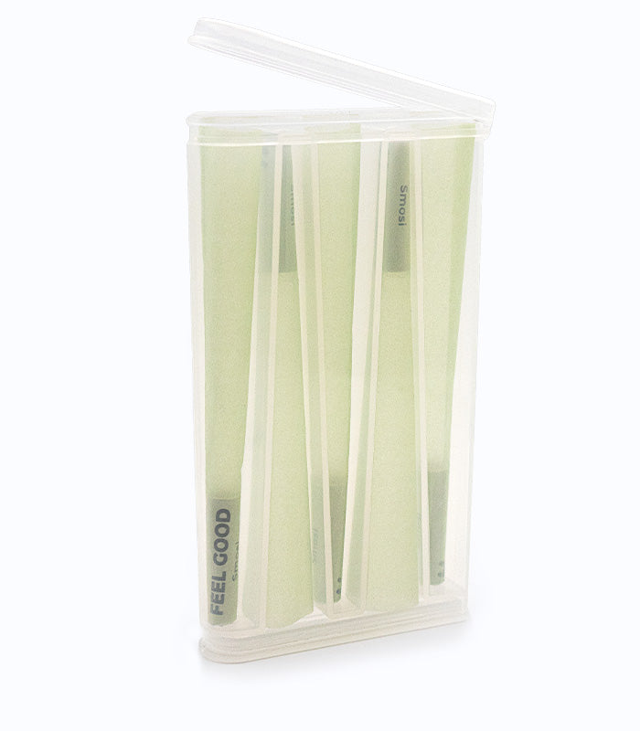 Pre-roll storage solution. clear MBox for your Pre-roll. come with pre-roll cone