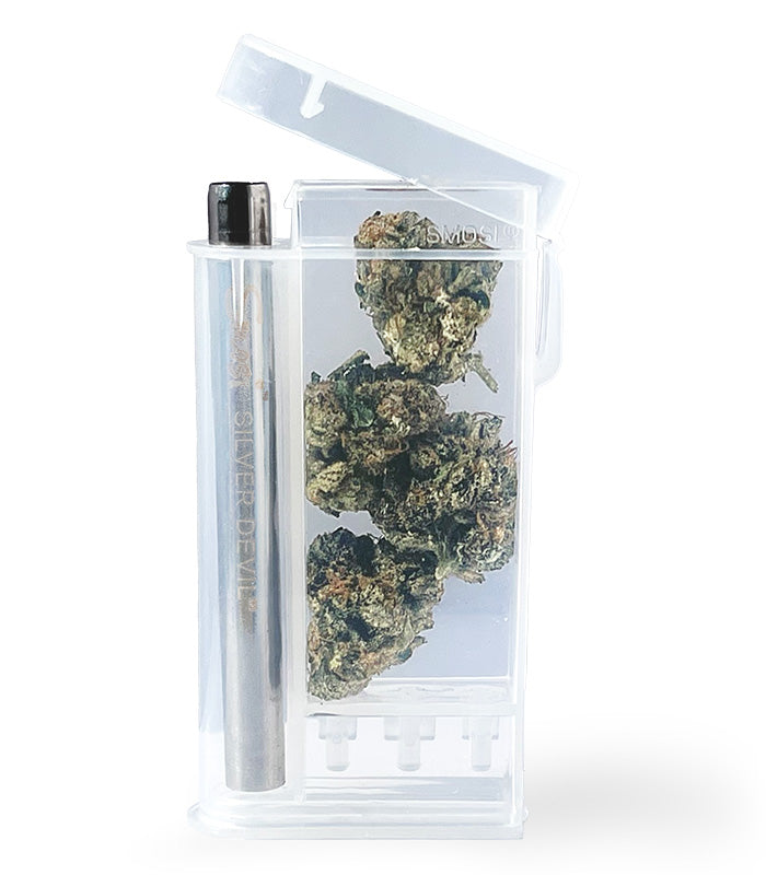Clear childproof one hitter dugout
