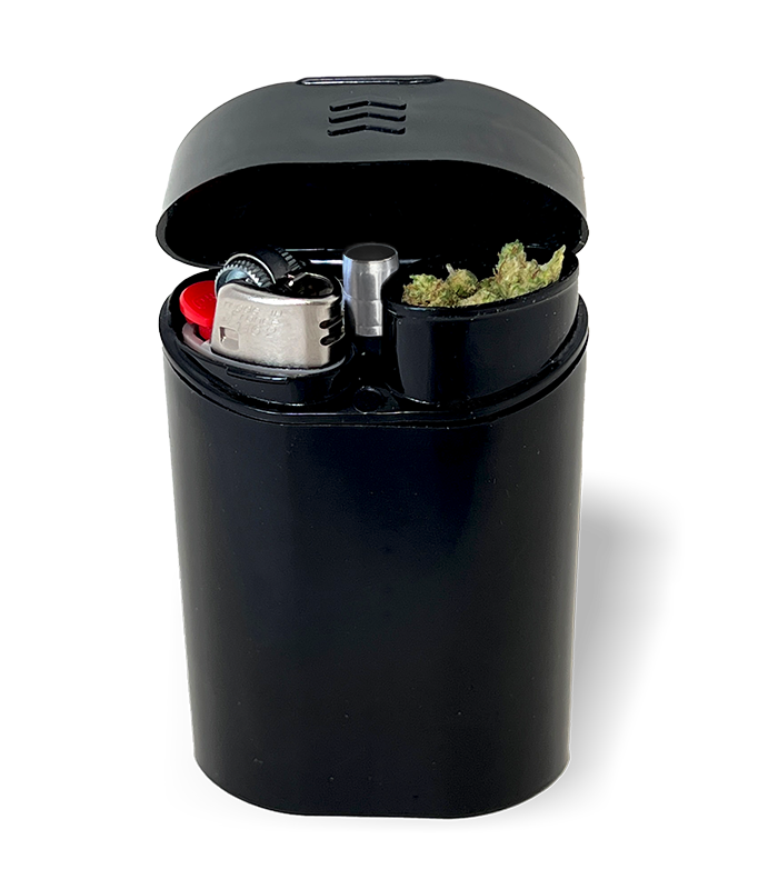 one hitter dugout with pipe and lighter