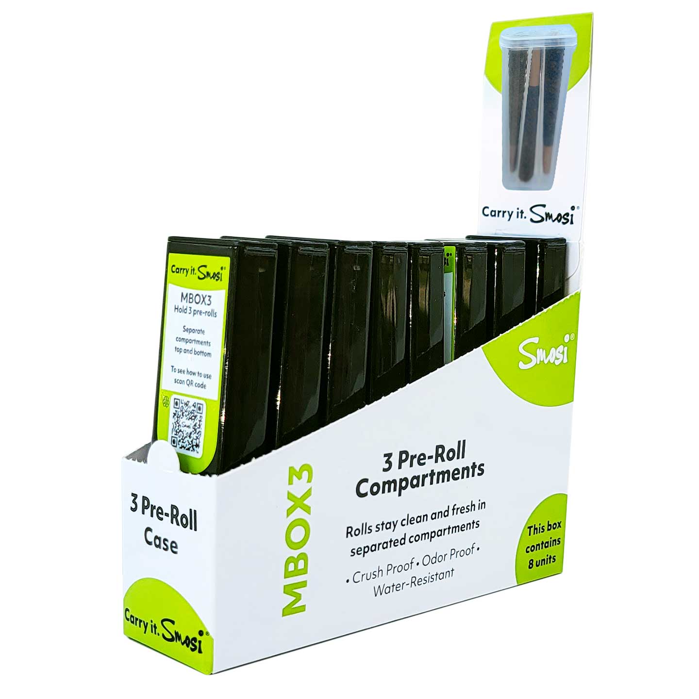Smosi® Mbox3 Pre-Roll Box- 8PACK