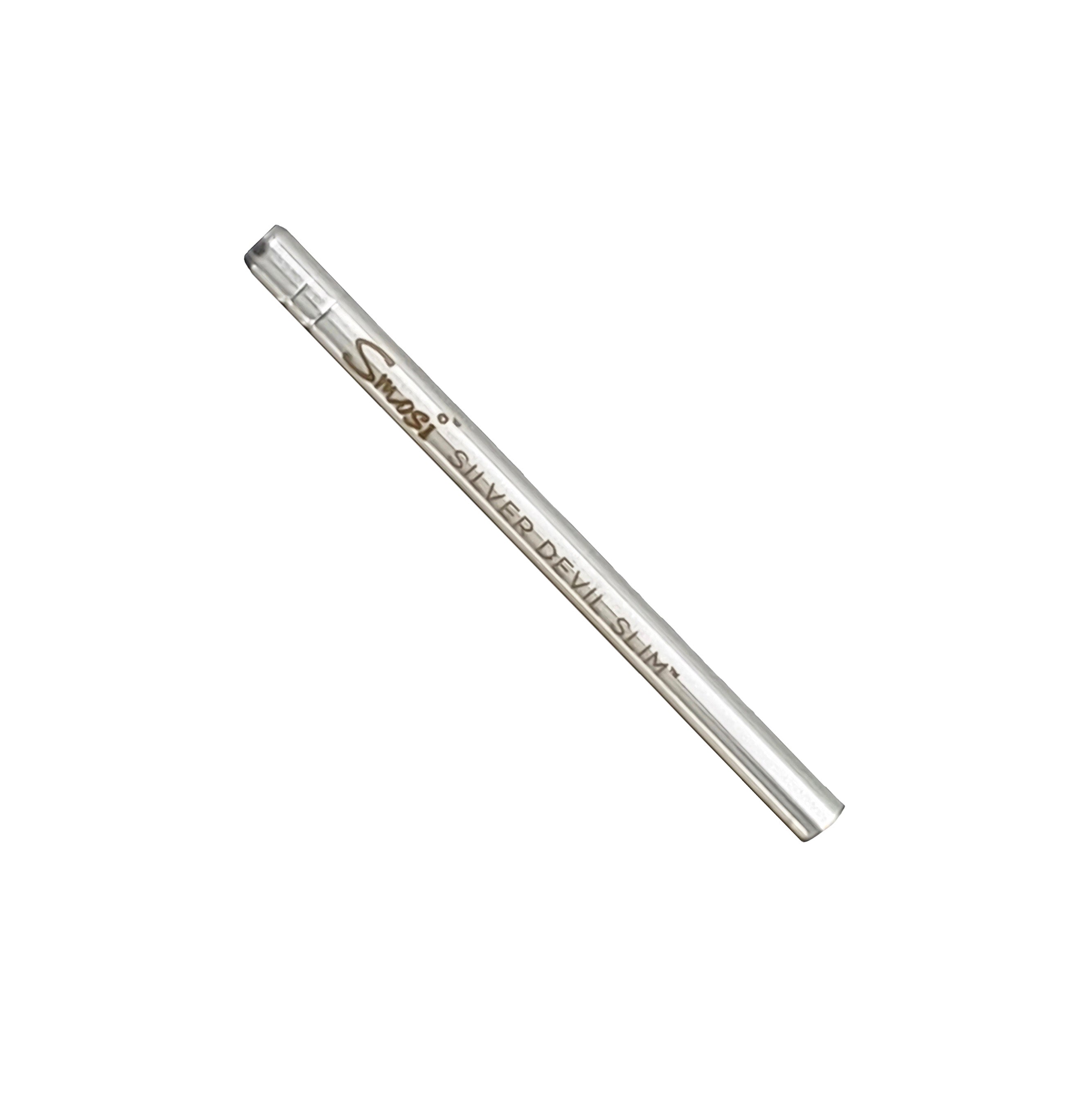 Smosi® One Hitter - Silver Devil (5 Pack) | Metal Weed Smoking Pipe